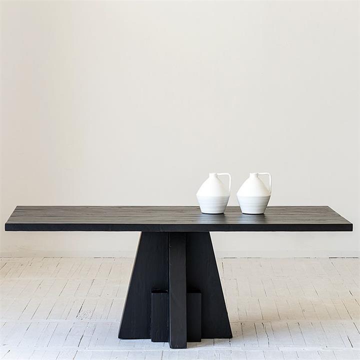 Odin Black Rectangular Dining Table