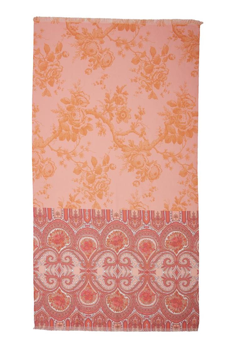 Oilily Bright Rose  Printed Cotton Beach Towel 100cm x 180cm