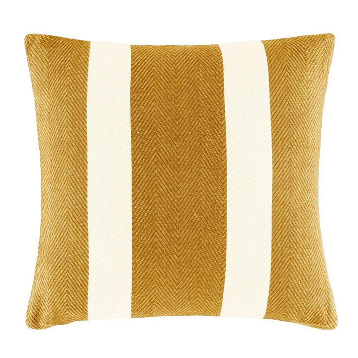 Oldham Stripe Cushion - Mustard Square