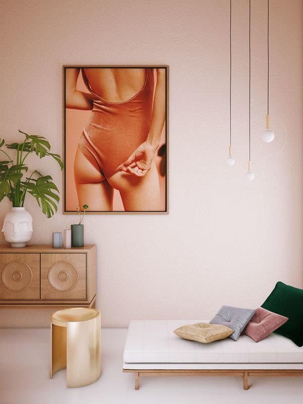 Olivia - Oak Box Frame Canvas - 100x75 - Portrait