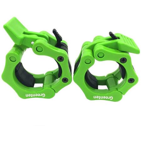 Olympic Barbell Clamps 2 inch Quick Release Pair of Locking 2