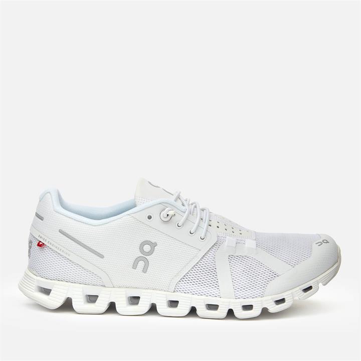 ON Women's Cloud Running Trainers - All White - UK 4