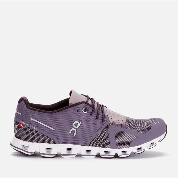 ON Women's Cloud Running Trainers - Shark/Pebble - UK 4