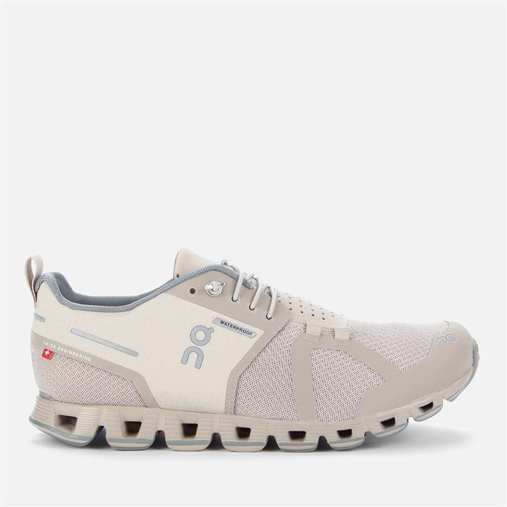 ON Women's Cloud Waterproof Running Trainers - Desert/Lunar - UK 3