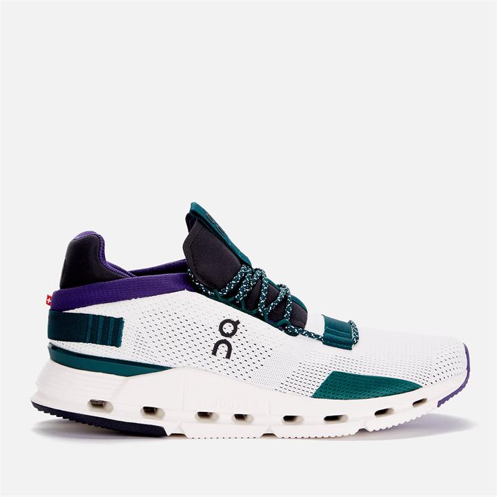 ON Women's Cloudnova Running Trainers - White/Violet - UK 7