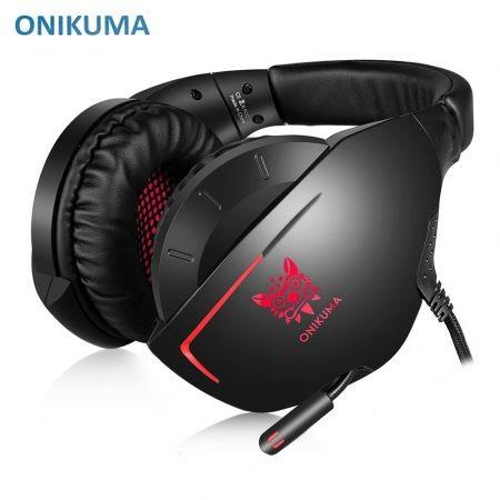 ONIKUMA K7 Over-ear Dynamic Stereo Gaming Headset with Adjustable Headband for PS4 / Xbox One / PC