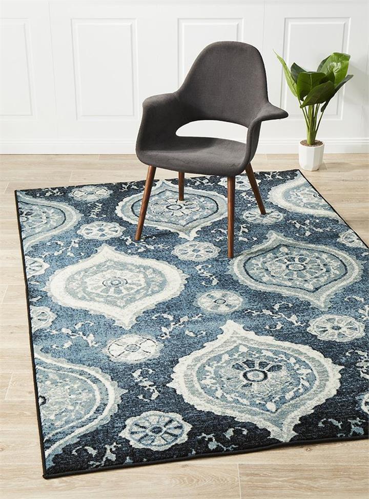 Opulance Heritage Rug Navy 290X200cm