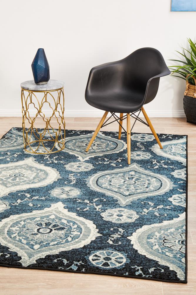 Opulance Heritage Rug Navy 330X240cm
