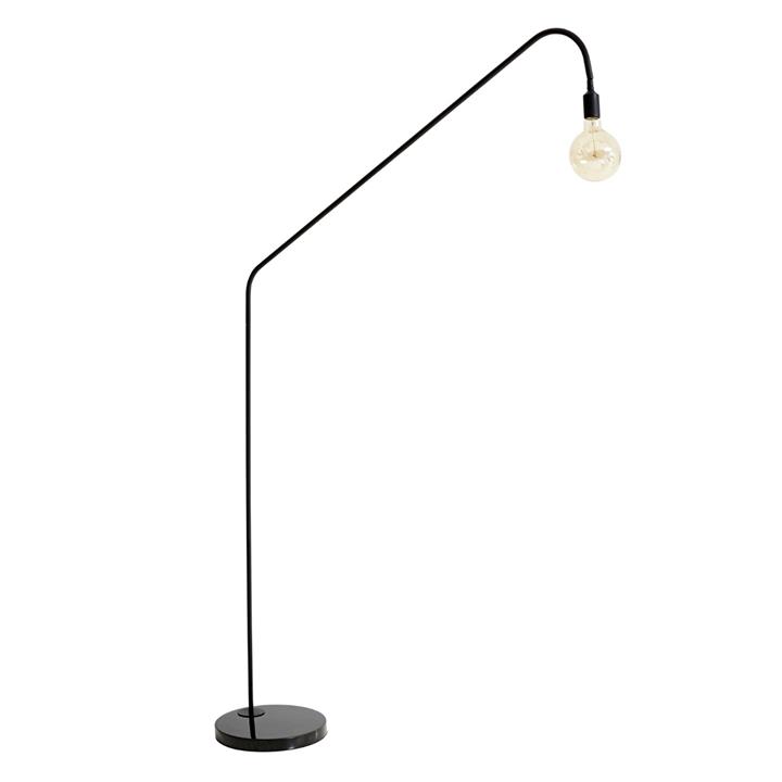 Oriel Floor Lamp with Black Marble Base
