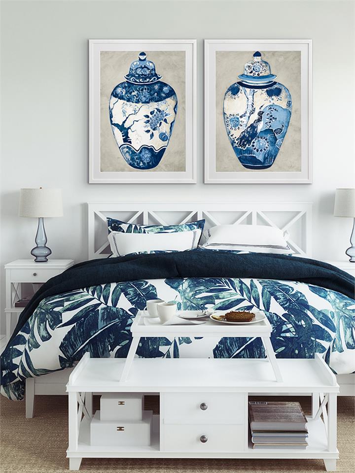 Orient I - Frame Black - With Mat - 68x84 - Portrait