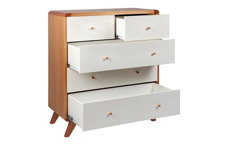 Orka custom timber tallboy 5 drawers