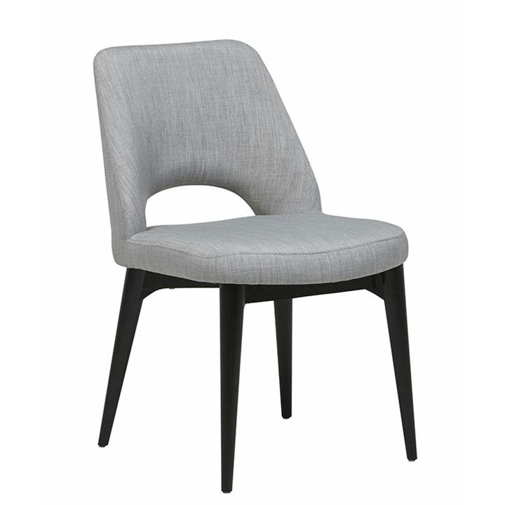 Oscar Dining Chair - Cool Grey and Black
