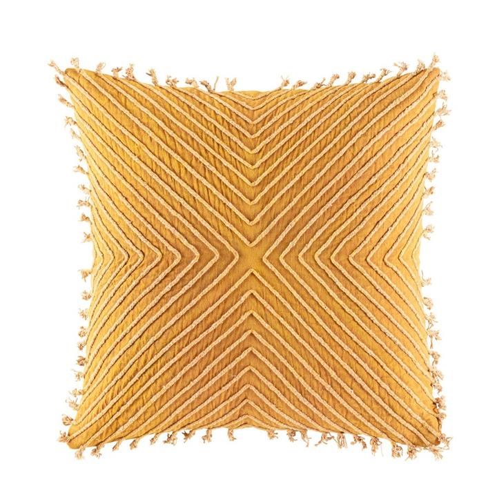 Oscelate Cushion - Mustard Square