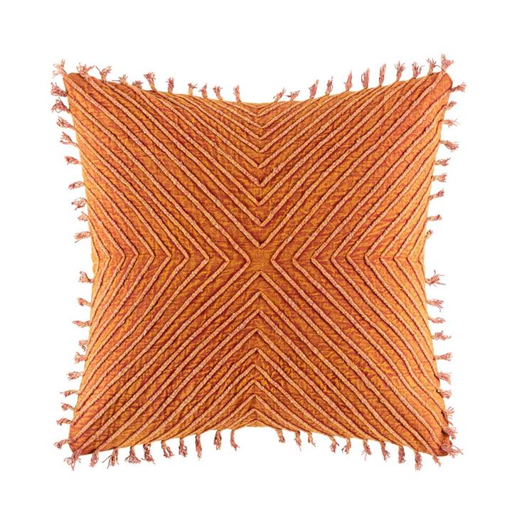 Oscelate Cushion - Rust Square