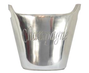 Oval Champagne Bucket with Han
