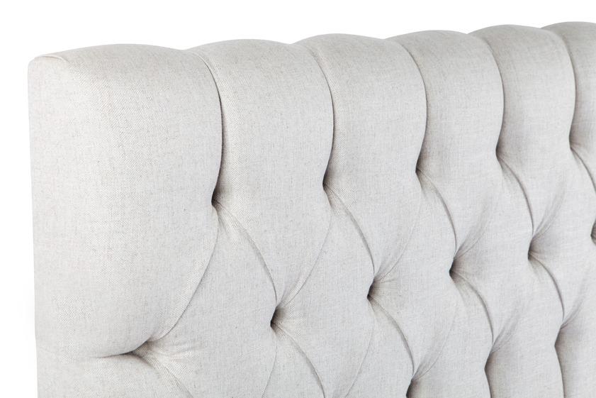 Paddington custom upholstered bed with choice of standard base