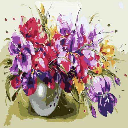 Paint by Numbers, Canvas Oil Painting Kit  40 x 50cm with DIY Frames-E4