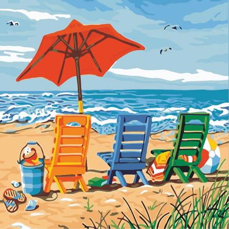 Paint by Numbers, Canvas Oil Painting Kit  40 x 50cm with DIY Frames-E5