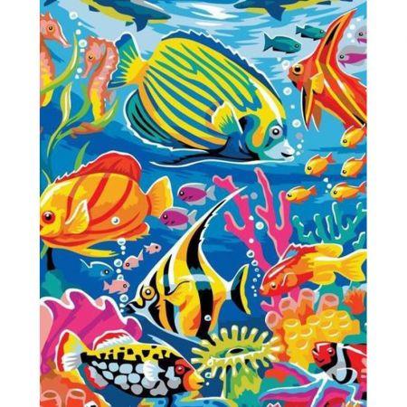 Paint by Numbers, Canvas Oil Painting Kit  40 x 50cm  with Inner Frame # 13