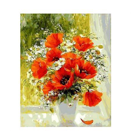 Paint by Numbers, Canvas Oil Painting Kit  40 x 50cm  with Inner Frame # 15