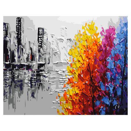 Paint by Numbers, Canvas Oil Painting Kit  40 x 50cm  with Inner Frame # 3