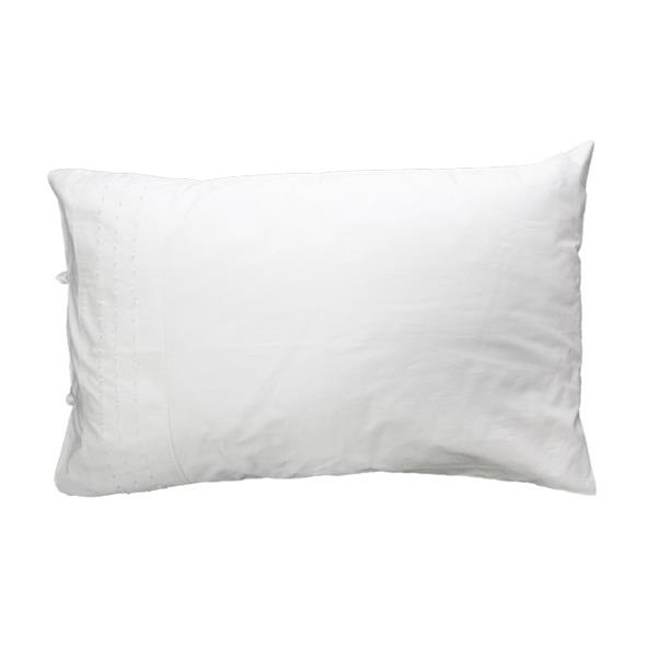 Pair Embelli White Pillow Cases