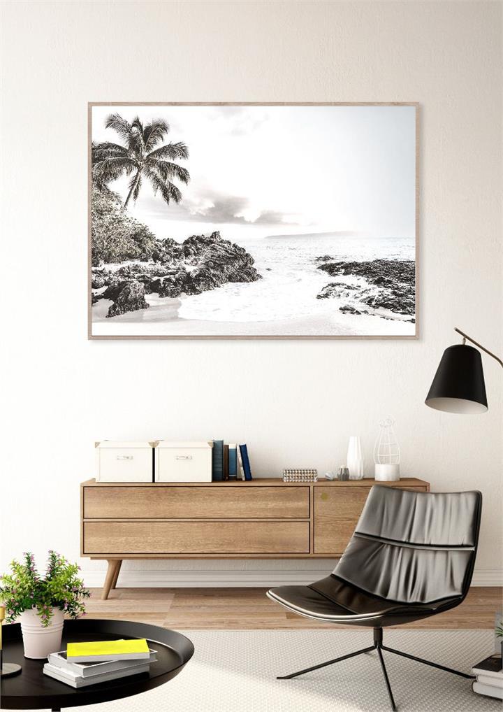 Palm Beach Scene Wall Art -100x140cm