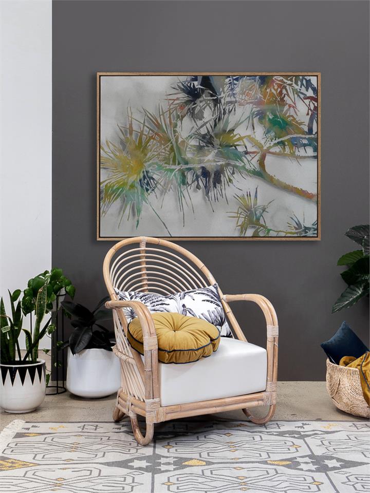 Pandan Beach - Oak Box Frame Canvas - 120x90 - Landscape