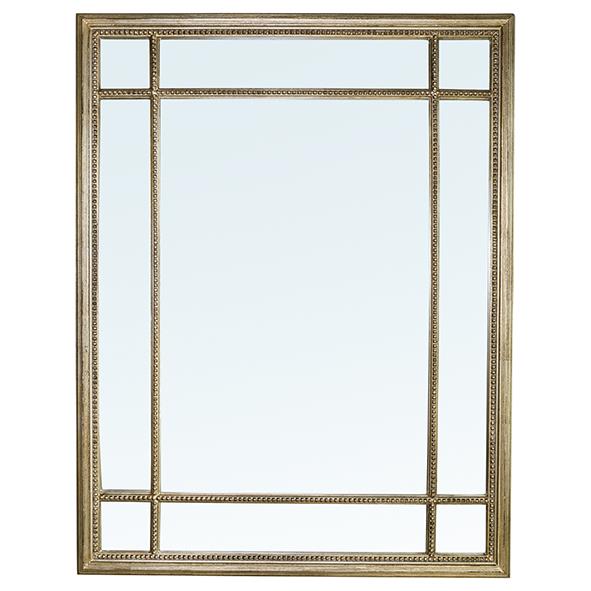 Parco Antique Silver Grid Mirror