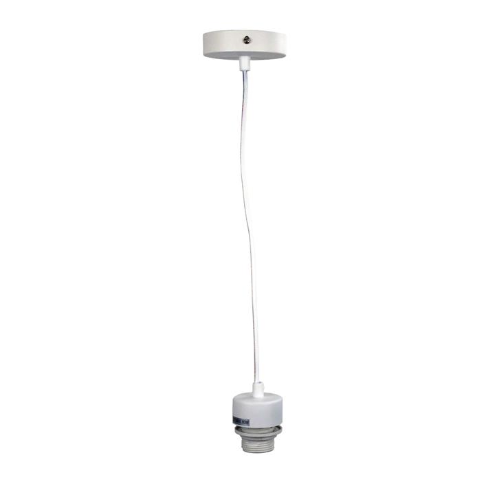 Parti Cord Suspension White W/ White Flex E27