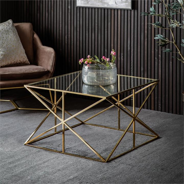 Pascal Coffee Table Gold
