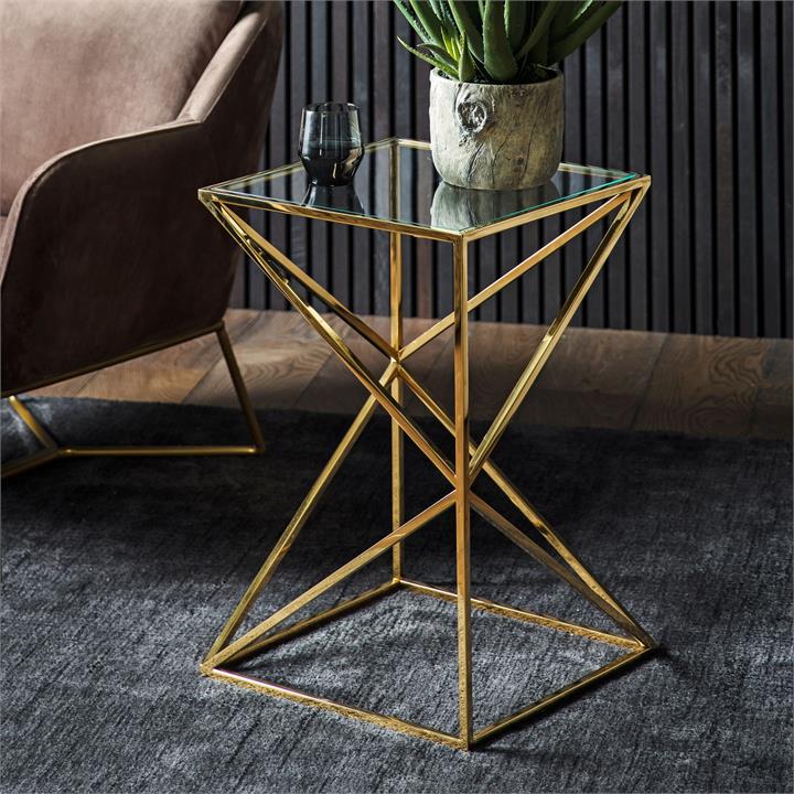 Pascal Side Table Gold Small