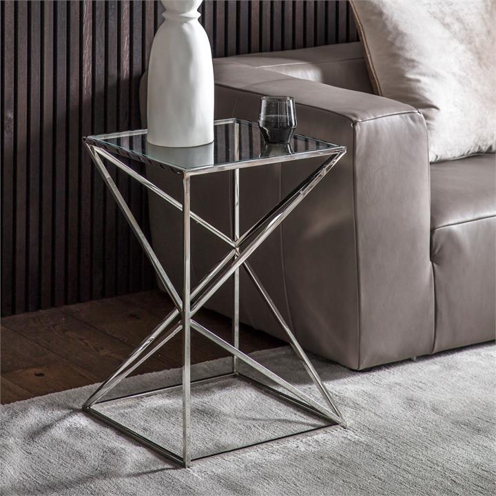 Pascal Side Table Silver