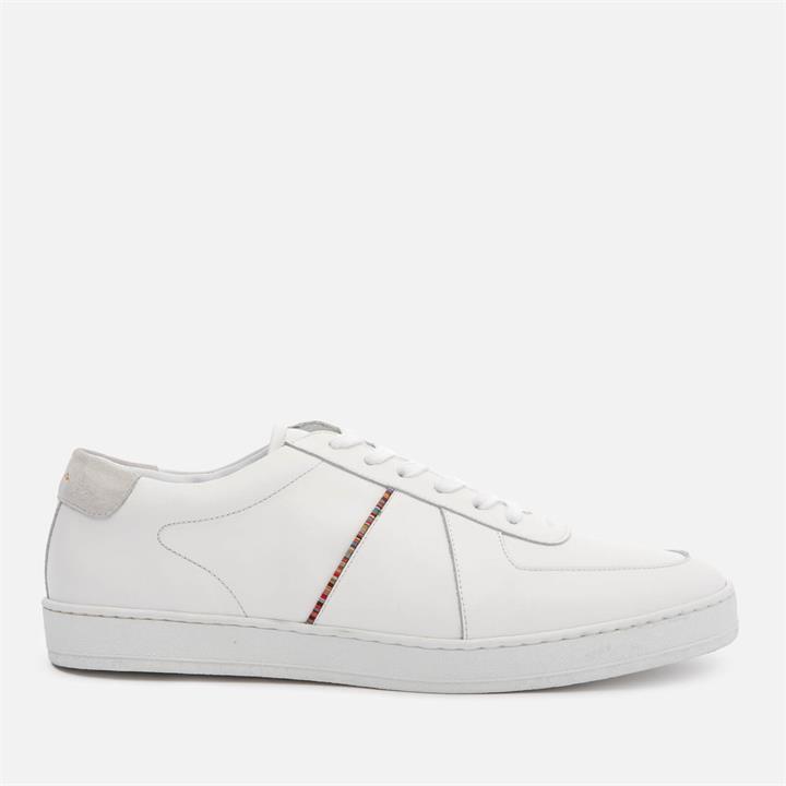 Paul Smith Men's Harkin Leather Cupsole Trainers - White - UK 10