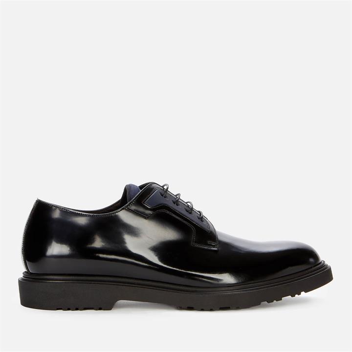 Paul Smith Men's Mac Leather Derby Shoes - Black - UK 11