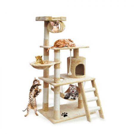 PaWz 0.8-2.1M Cat Scratching Perch Post Tree Gym House Condo Furniture Scratcher