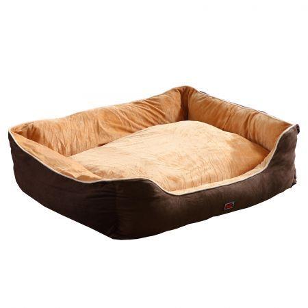 PaWz Pet Bed Mattress Dog Cat Pad Mat Puppy Cushion Soft Warm Washable XL Brown