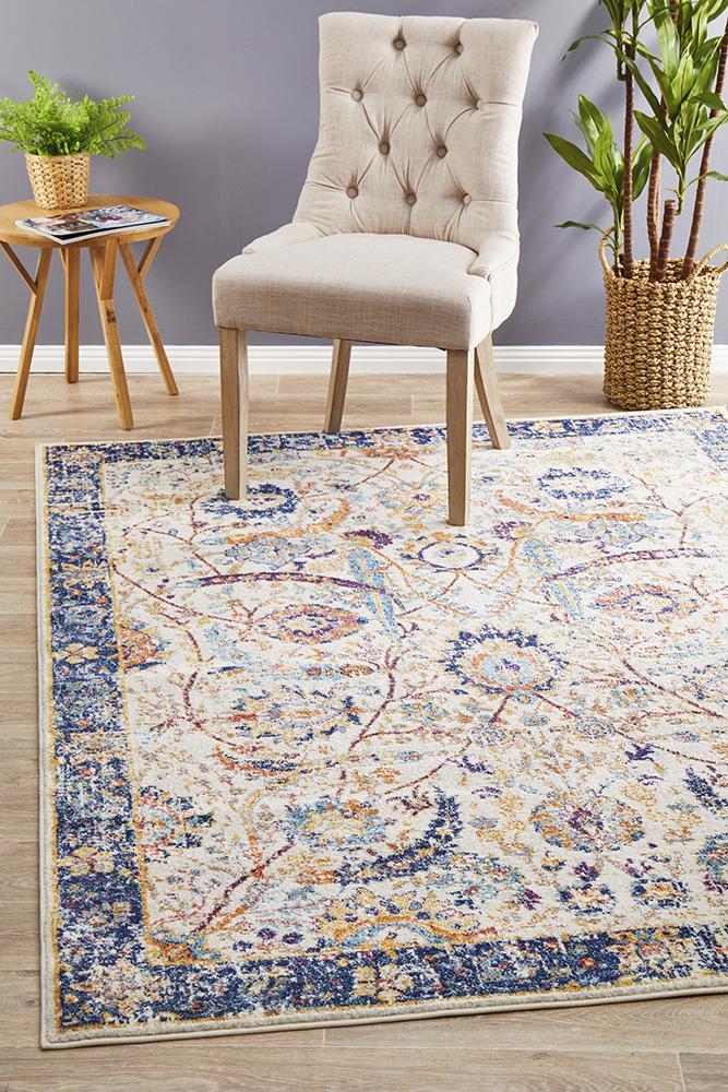 Peacock Ivory Transitional Rug 330x240cm