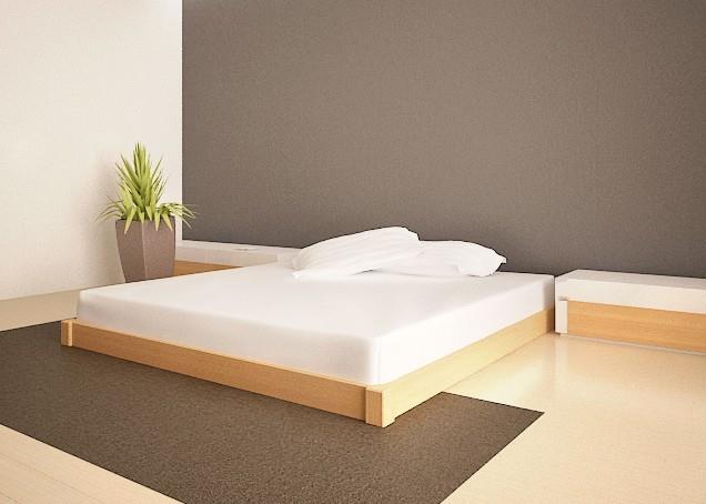 Penthouse custom timber low bed base