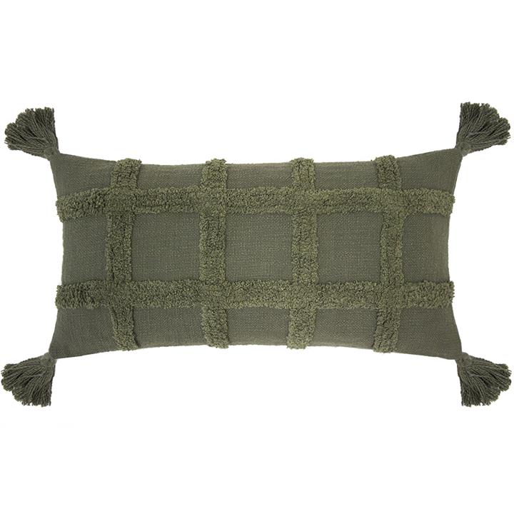 Percy Cushion 30 x 60cm Moss
