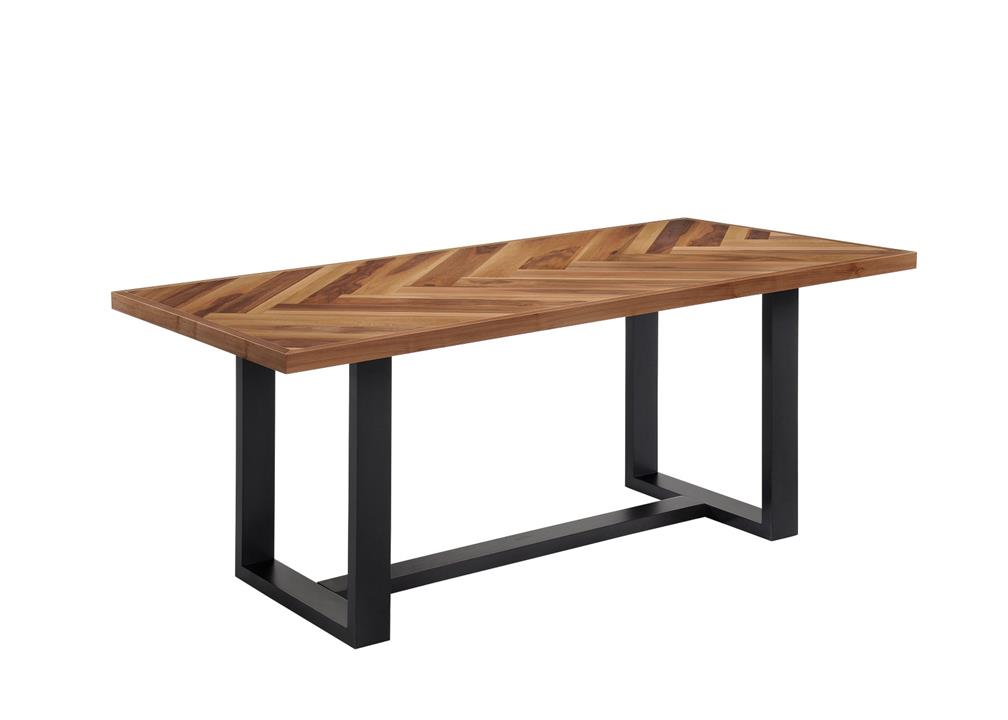 Perry 1.8 Herringbone Pattern Dining Table