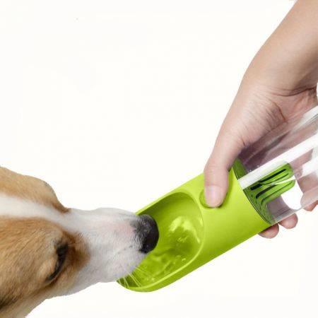 PET 400ml Portable Filter Travel Cups Drinking Bowls Dog Cat Health Feeding Eco-friendly Plastic Water Feeders