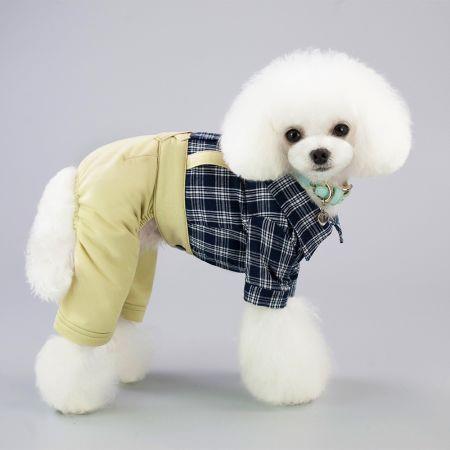 Pet casual dress  4 legs clothes SIZE L