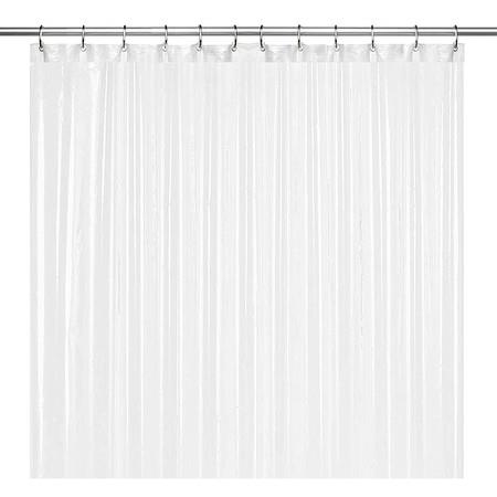 PEVA Bathroom Shower Curtain Liner,8G Heavy Duty Waterproof Shower Curtain Liner, Frosted (180x180cm)