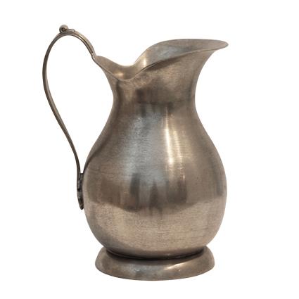 Pewter Jug with Flat Handle Large 27cmH