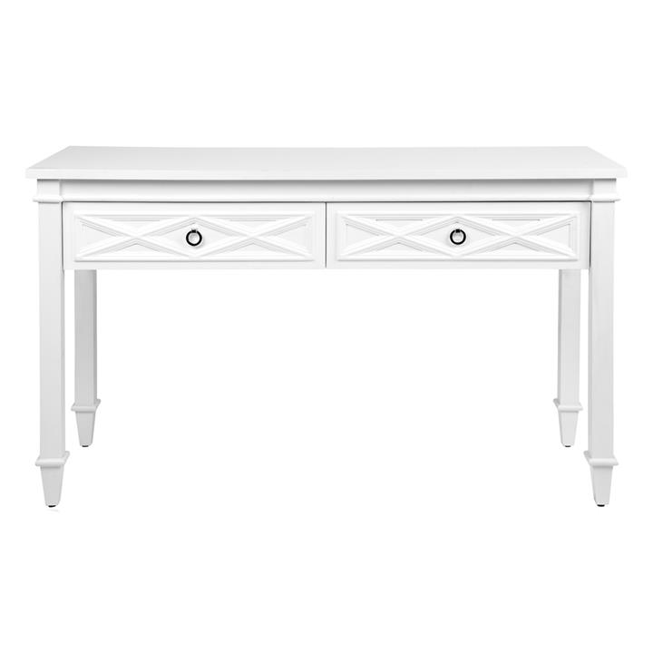 Plantation Console Table - White