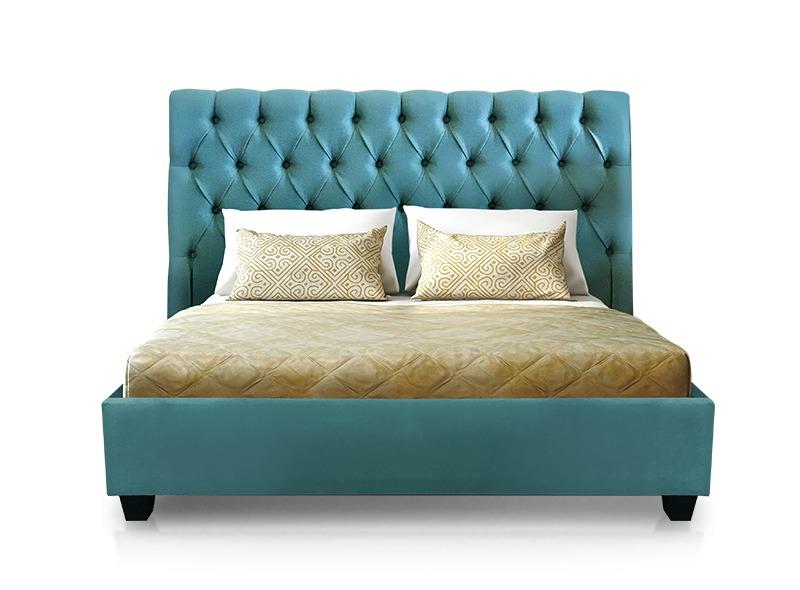 Pluto custom bed head with choice of storage base