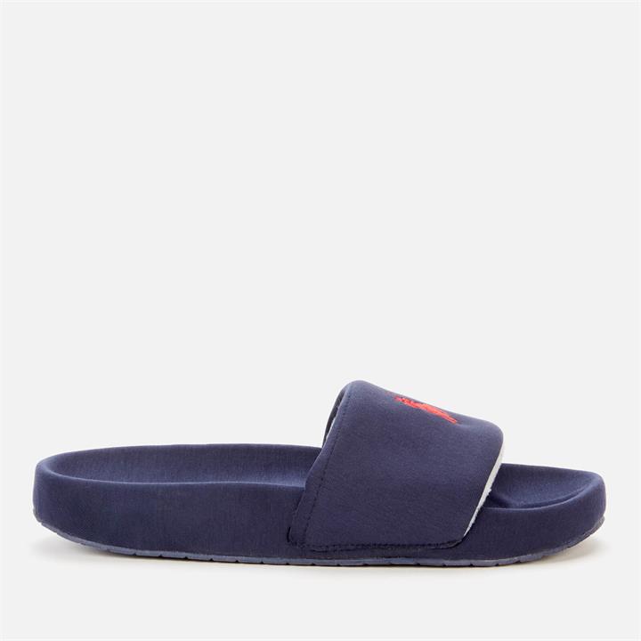 Polo Ralph Lauren Men's Hendrick Jersey Slide Slippers - Navy - UK 10