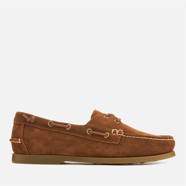 Polo Ralph Lauren Men's Merton Suede Boat Shoes - New Snuff - UK 8