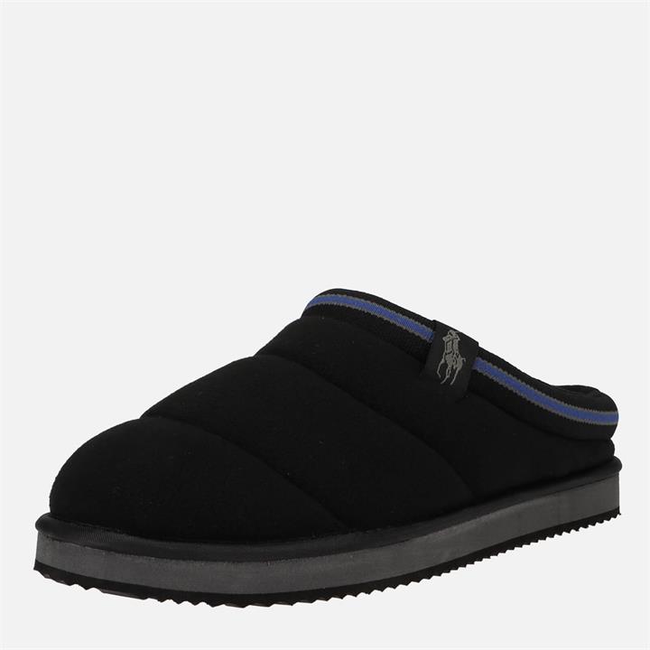 Polo Ralph Lauren Men's Sutton Scuff Fleece Slippers - Black - UK 7